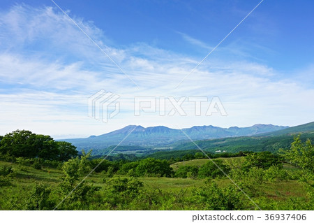 View of Mount Asama from Tsumagoi Ranch 36937406
