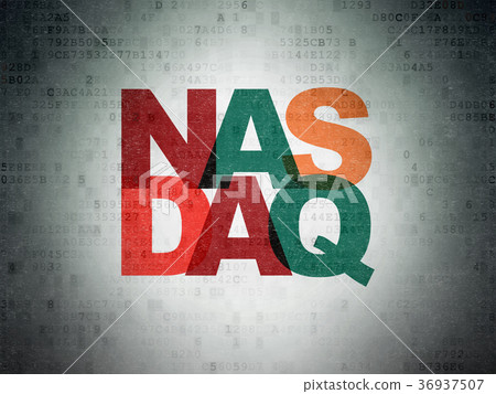 Stock market indexes concept: NASDAQ on Digital Stock market indexes concept: NASDAQ on Digital 36937507