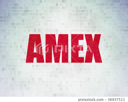 Stock market indexes concept: AMEX on Digital Data Stock market indexes concept: AMEX on Digital Data 36937511