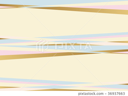 Modern background material of Japanese pattern. Modern art frame. 36937663