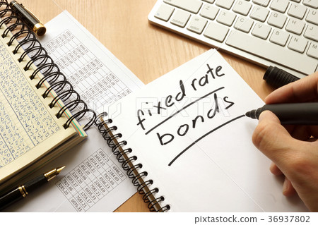 Fixed rate bonds written in a note. 36937802