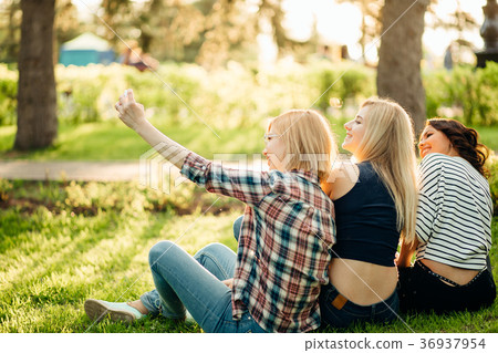 hipster friends do selfie photo portrait in the 36937954