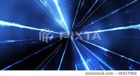 Bright and detailed technology digital beam texture background (seamless connection, high resolution 2D CG rendering ∕ coloring illustration) 36937968
