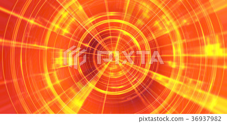 Bright and detailed technology digital beam texture background (seamless connection, high resolution 2D CG rendering ∕ coloring illustration) 36937982