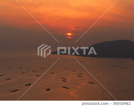 Sunset view of Harima Pass 36938462