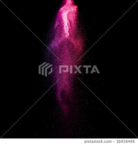 Freeze motion of multicolored particles on black Freeze motion of multicolored particles on black 36938498