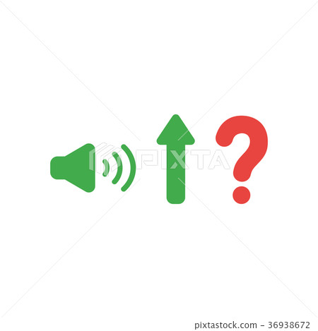 Vector of  high speaker sound, loud voice wi 36938672