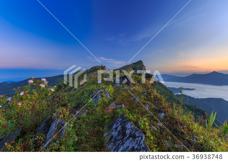 beautiful sunrise and View Point in Thailand beautiful sunrise and View Point in Thailand 36938748