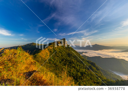 beautiful sunrise and View Point in Thailand beautiful sunrise and View Point in Thailand 36938778