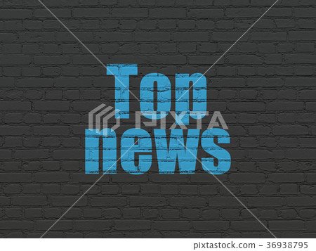 News concept: Top News on wall background 36938795