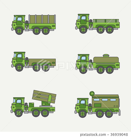 Line flat color vector icon set service staff open Line flat color vector icon set service staff open 36939048