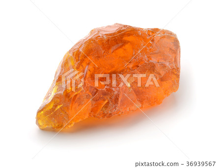 A piece of rosin isolated on white A piece of rosin isolated on white 36939567