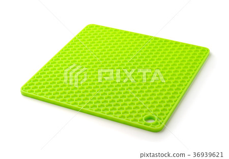 Silicone mat for the hot isolated on white 36939621