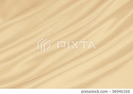 Smooth elegant golden silk or satin luxury cloth Smooth elegant golden silk or satin luxury cloth 36940168