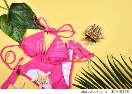 Summer swimsuit bikini fashion 36940278