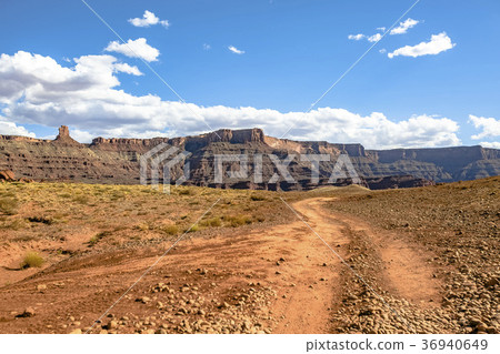 Canyon vies in Moab, Utah seen from the view  36940649