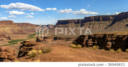 Canyon vies in Moab, Utah seen from the view  36940651