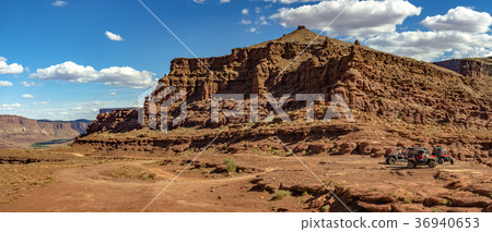 Canyon vies in Moab, Utah seen from the view of  36940653