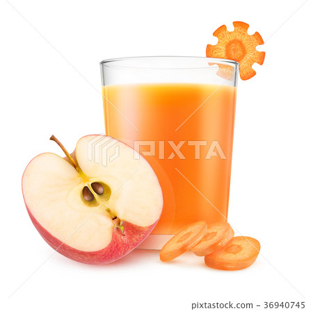Apple and carrot juice Apple and carrot juice 36940745