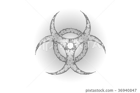Toxic biohazard epidemic danger alert. Futuristic 36940847