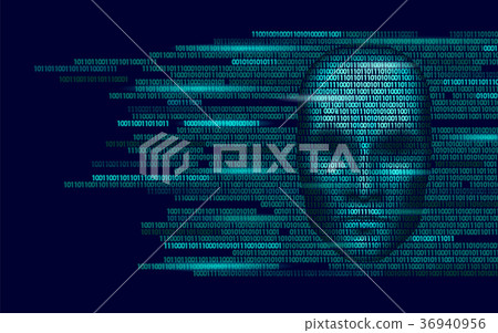 Hacker artificial intelligence robot danger dark Hacker artificial intelligence robot danger dark 36940956
