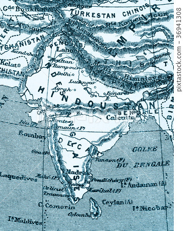 Old Map India 36941308