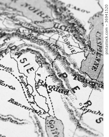 Old Map Baghdad 36941520
