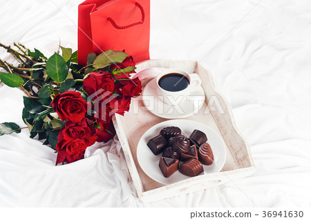 Breakfast for Valentine's Day 36941630