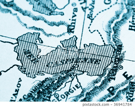 Old Map Caspian Sea 36941784