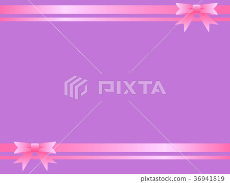 Simple Ribbon Line Pink Purple Background Simple Ribbon Line Pink Purple Background 36941819