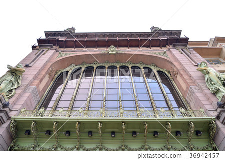 Fragment of Historic Eliseevsky Shop building. 36942457