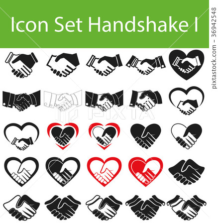 Icon Set Handshake I 36942548