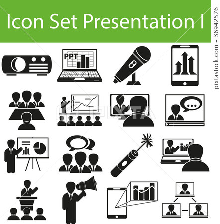 Icon Set Presentation I 36942576