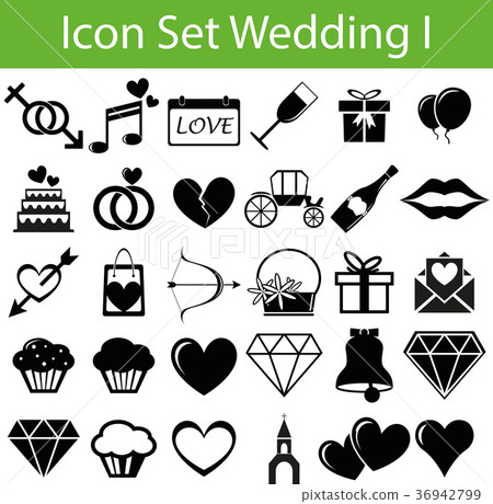 Icon Set Wedding I Icon Set Wedding I 36942799