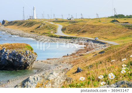 Ashiyazaki Lighthouse Blue Sky 36943147