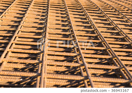 Iron rust is used for road surface. 36943167
