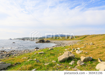 Shimokita Peninsula Shiiyazaki Blue sky Shimokita Peninsula Shiiyazaki Blue sky 36943196