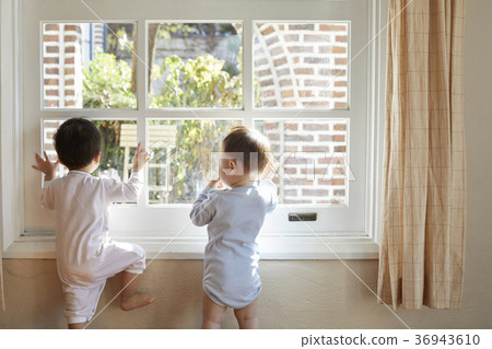 嬰兒，男人，朋友，兄弟，韓國人 36943610