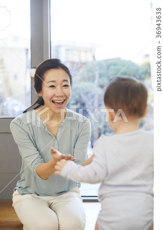 Mother, Son, Infant, Life, Housing, Korean Mother, Son, Infant, Life, Housing, Korean 36943638