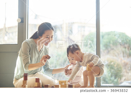 Mother, Son, Infant, Korean Mother, Son, Infant, Korean 36943832