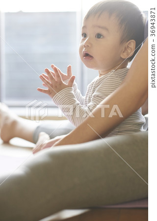 Mother, Son, Infant, Korean Mother, Son, Infant, Korean 36943871