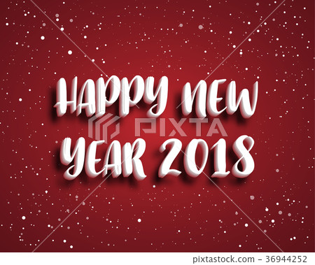 Greeting card design template with Modern Text . 36944252