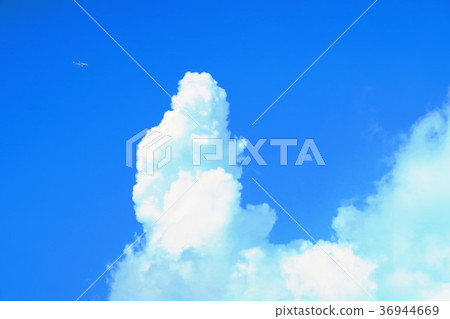  藍天和白色雲彩 36944669