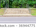 modern staircase in the park. background, nature. 36944775