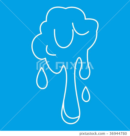 Slime spot icon, outline style Slime spot icon, outline style 36944780