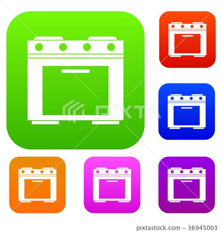Gas stove set collection Gas stove set collection 36945003