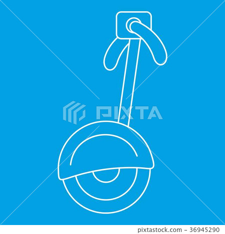 Alternative transport vehicle icon, outline style Alternative transport vehicle icon, outline style 36945290