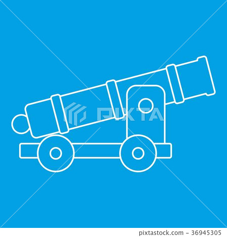 Cannon icon, outline style Cannon icon, outline style 36945305