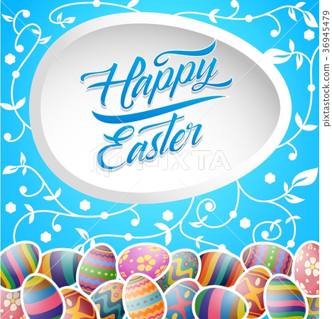 Easter eggs background Easter eggs background 36945479