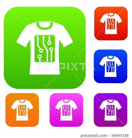 Electronic t-shirt set collection 36945586